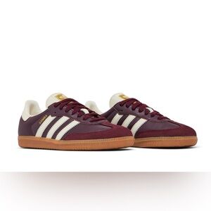 Women’s OG Samba “maroon”.  New in box.